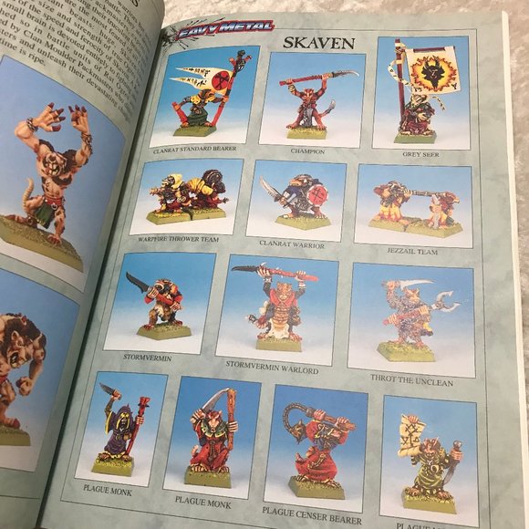 Retro Games Workshop Warhammer Fantasy Armies Skaven Book 1993 Edition GUC 0135 - Picture 10 of 12